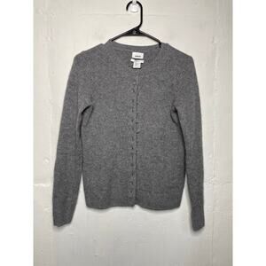 Jason Wu 100% Cashmere Gray Cardigan Sweater Size XS